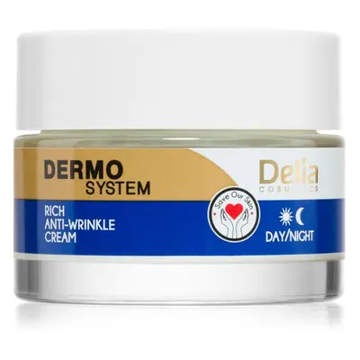 Delia Cosmetics Dermo System intenzivně zpevňující denní a noční krém proti vráskám 50 ml