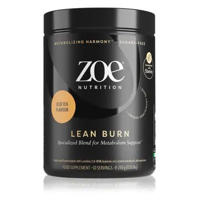 ZOE Lean Burn prášek pro podporu spalování tuků příchuť Ice Tea 250 g