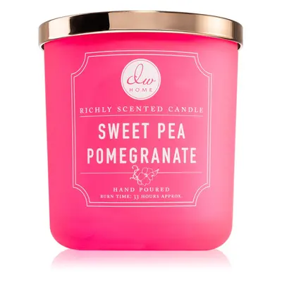 DW Home Signature Sweet Pea Pomegranate vonná svíčka 264 g