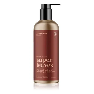 Attitude Super Leaves Bergamot & ylang-ylang šampon a sprchový gel 2 v 1 473 ml