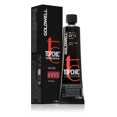 Goldwell Topchic Permanent Hair Color barva na vlasy odstín 6 VV MAX 60 ml