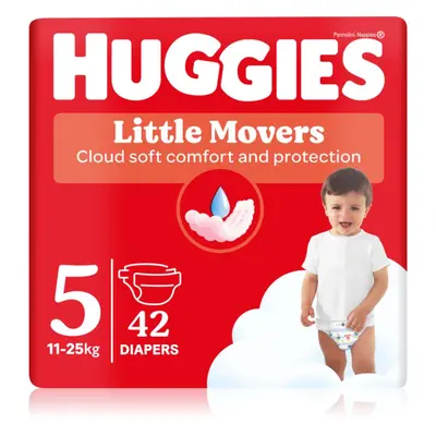 Huggies Little Movers Ultra Comfort jednorázové pleny Jumbo 11-25 kg 42 ks