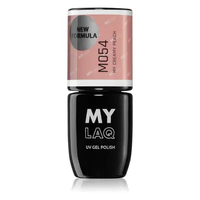 MYLAQ UV Gel Polish gelový lak na nehty odstín My Creamy Peach 5 ml