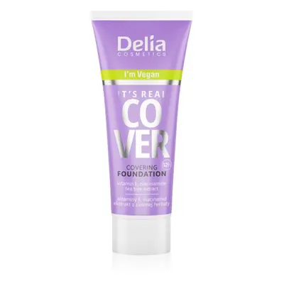 Delia Cosmetics It's Real Cover krycí make-up odstín 201 vanille 30 ml