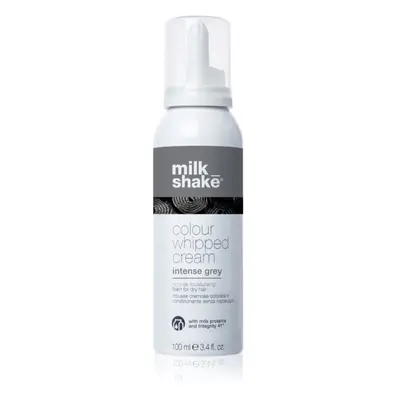 Milk Shake Colour Whipped Cream tónovací pěna pro všechny typy vlasů Intense gray 100 ml