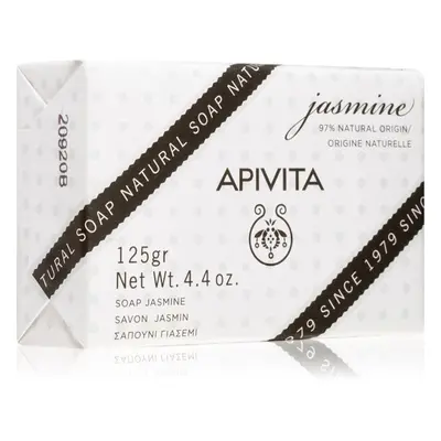 Apivita Natural Soap Jasmine čisticí tuhé mýdlo 125 g