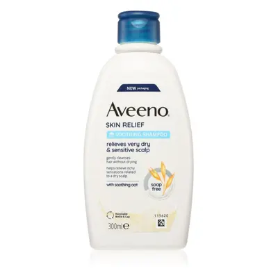 Aveeno Skin Relief zklidňující šampon pro suchou a citlivou pokožku hlavy 300 ml