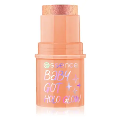 essence BABY GOT HOLO GLOW rozjasňující tyčinka odstín 10 Holy Apricotly 5 g