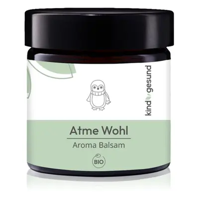 Kindgesund Breathe Well Aroma Balsam balzám pro podporu zdraví dýchacích cest 50 g