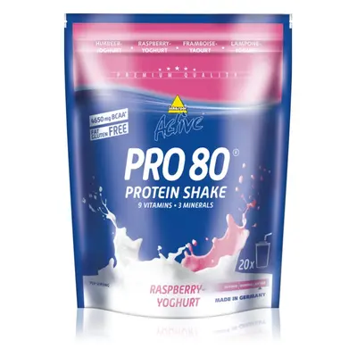 Inkospor Active PRO 80 prášek na přípravu nápoje s proteinem příchuť Raspberry & Yoghurt 500 g