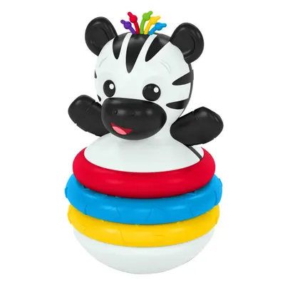 Baby Einstein Stack & Wobble Zen Zebra hračka s kousátkem 3 m+ 1 ks