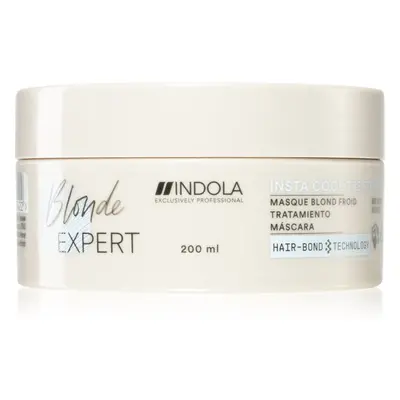 Indola Blond Expert Insta Cool vyživující maska na vlasy pro studené odstíny blond 200 ml