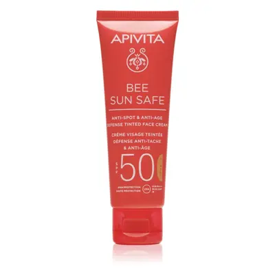 Apivita Bee Sun Safe ochranný tónovací krém na obličej SPF 50 50 ml