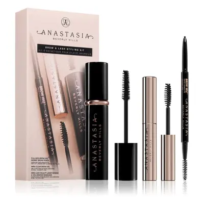 Anastasia Beverly Hills Brow & Lash Styling Kit dárková sada na oči a obočí odstín Dark Brown