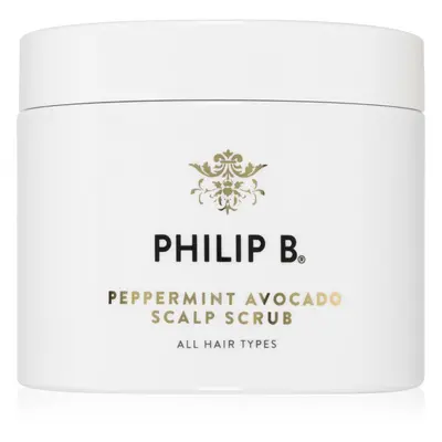 Philip B. Peppermint Avocado peelingový šampon 236 ml