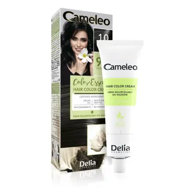 Delia Cosmetics Cameleo Color Essence barva na vlasy v tubě odstín 1.0 Black 75 g