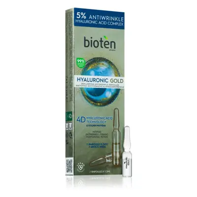 Bioten Hyaluronic Gold 7denní protivrásková kúra v ampulích pro ženy 7x1,3 ml