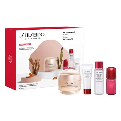 Shiseido Benefiance Wrinkle Smoothing Cream Enriched Value Set dárková sada pro dokonalou pleť