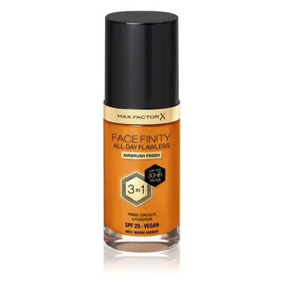 Max Factor Facefinity All Day Flawless dlouhotrvající make-up SPF 20 odstín 91 Warm Amber 30 ml