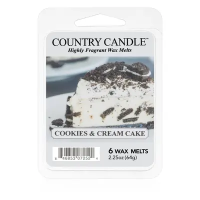 Country Candle Cookies & Cream Cake vosk do aromalampy 64 g