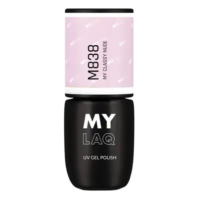 MYLAQ UV Gel Polish gelový lak na nehty odstín My classy Nude 5 ml