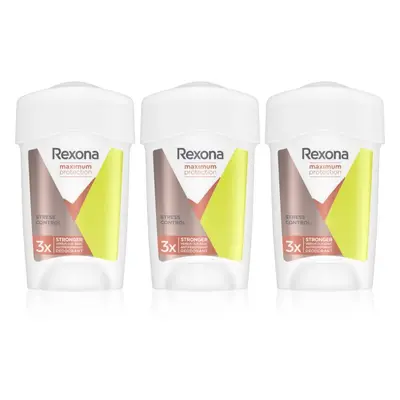 Rexona Maximum Protection Stress Control krémový antiperspirant pro redukci pocení výhodné balen