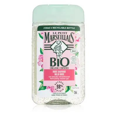 Le Petit Marseillais Wild Rose Bio Organic osvěžující sprchový gel 250 ml