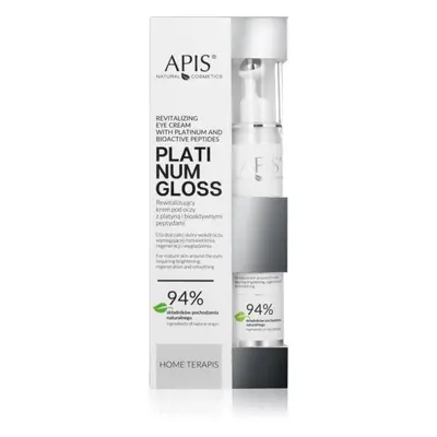 Apis Natural Cosmetics Platinum Gloss revitalizační oční krém proti otokům a tmavým kruhům 10 ml