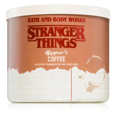 Bath & Body Works Stranger Things Hopper's Coffee vonná svíčka 411 g