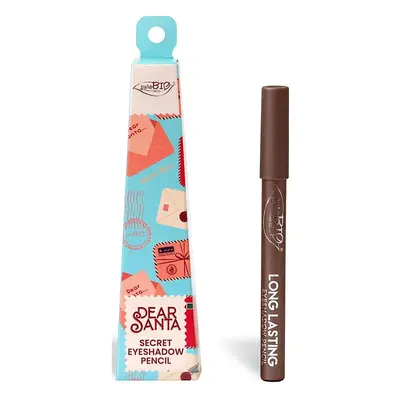 puroBIO Cosmetics Dear Santa SECRET dlouhotrvající oční stíny v tužce v dárkovém balení odstín 0