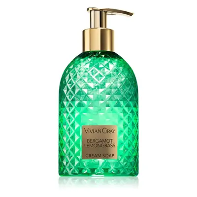 Vivian Gray Gemstone Bergamot & Lemongras krémové mýdlo 300 ml