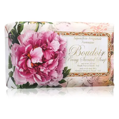 Saponificio Artigianale Fiorentino Boudoir Peony přírodní tuhé mýdlo 300 g