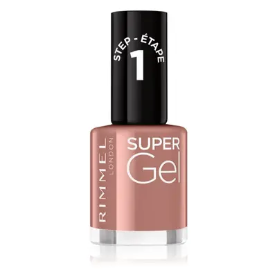 Rimmel Super Gel gelový lak na nehty bez užití UV/LED lampy odstín 033 R&B Rose 12 ml