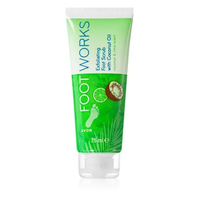 Avon Foot Works Coconut Oil peeling na nohy 75 ml