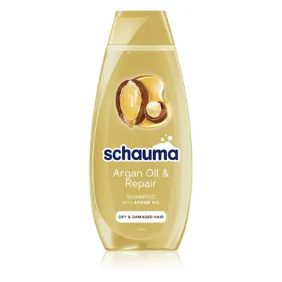 Schwarzkopf Schauma Argan Oil & Repair obnovující šampon pro suché a poškozené vlasy 400 ml