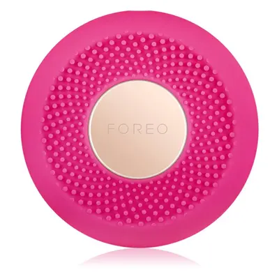 FOREO UFO™ mini 2 sonický přístroj pro urychlení účinků pleťové masky cestovní balení Fuchsia 1 