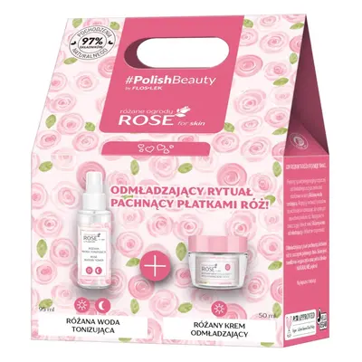 FlosLek Laboratorium Rose For Skin dárková sada pro zralou pleť