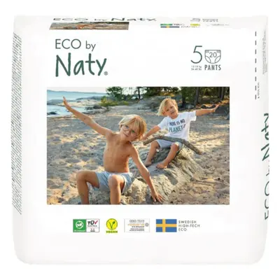 ECO by Naty Nappy Pants Junior Size 5 jednorázové plenkové kalhotky 12-18 kg 20 ks