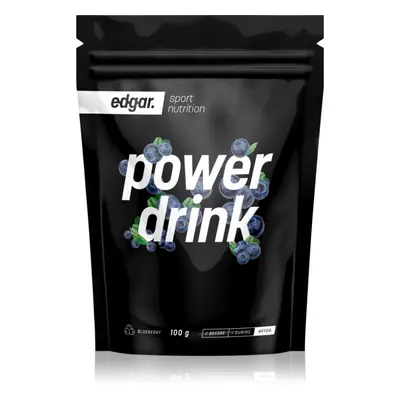 Edgar Power Drink podpora sportovního výkonu příchuť Blueberry 100 g