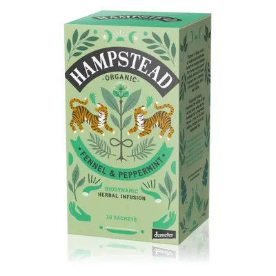 Hampstead Tea London Fennel & Peppermint BIO porcovaný čaj 20 ks