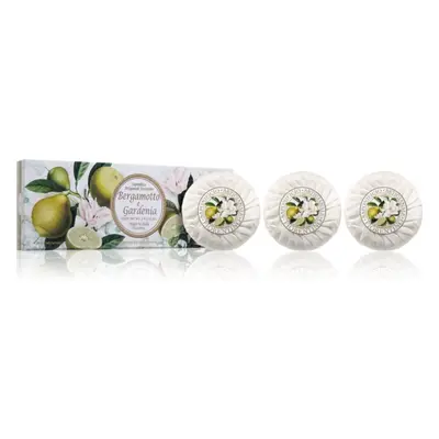 Saponificio Artigianale Fiorentino Bergamot and Gardenia Set sada tuhých mýdel