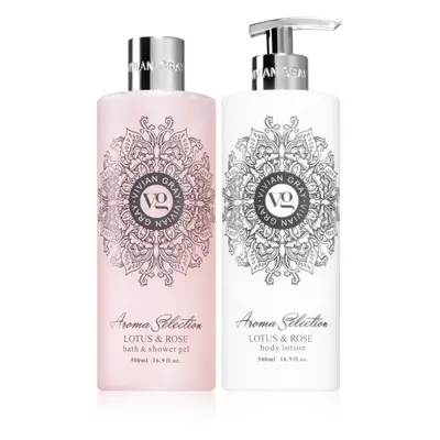 Vivian Gray Aroma Selection Lotus & Rose dárková sada 2x500 ml