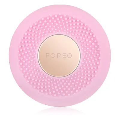 FOREO UFO™ mini 2 sonický přístroj pro urychlení účinků pleťové masky cestovní balení Pearl Pink