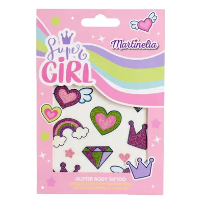 Martinelia Super Girl Glitter Body Tatto tetování pro děti 1 ks