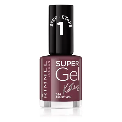 Rimmel Super Gel By Kate gelový lak na nehty bez užití UV/LED lampy odstín 054 Trust You 12 ml