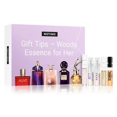 Beauty Discovery Box Notino Gift Tips: Woody Essence for Her sada pro ženy