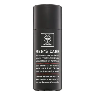 Apivita Men's Tonic Cream Cardamom & Propolis protivráskový krém na obličej a oči 50 ml