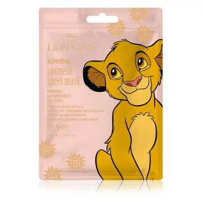 Mad Beauty Lion King Simba revitalizační plátýnková maska 25 ml