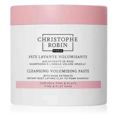 Christophe Robin Cleansing Volumizing Paste with Rose Extract exfoliační šampon pro objem vlasů 