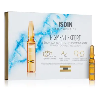 ISDIN Isdinceutics Pigment Expert zesvětlující korekční sérum proti pigmentovým skvrnám v ampulí